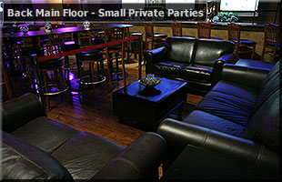 V.I.P. Back Main Floor - Small Private Parties